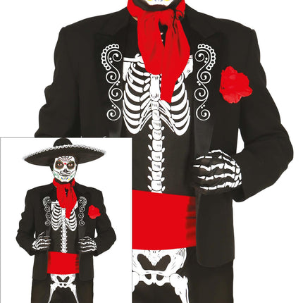 Costume mexicain Squelette pour homme