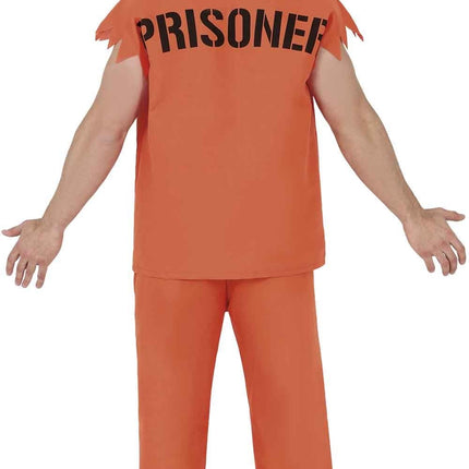 Costume d'Halloween pour homme : prisonnier
