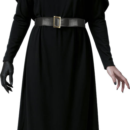 Robe d'Halloween noire pour femme, style « nonne » sombre