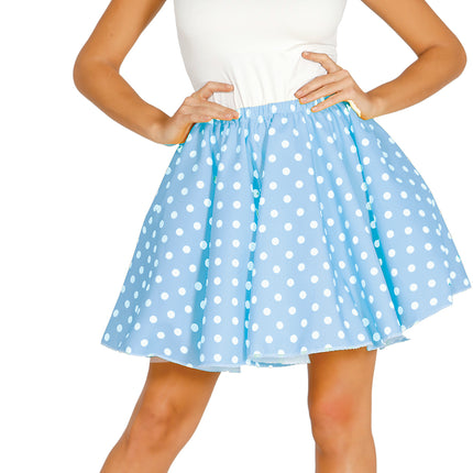 Grease Costume Dames Bleu
