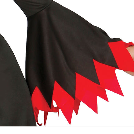 Costume d'Halloween Femme Sorcière Rouge