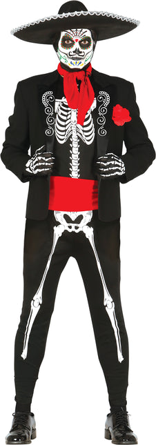 Costume mexicain Squelette pour homme