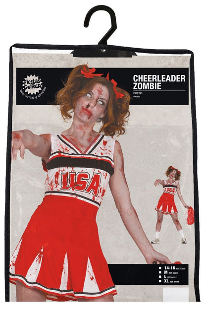Costume d'Halloween Zombie Cheerleader Dames