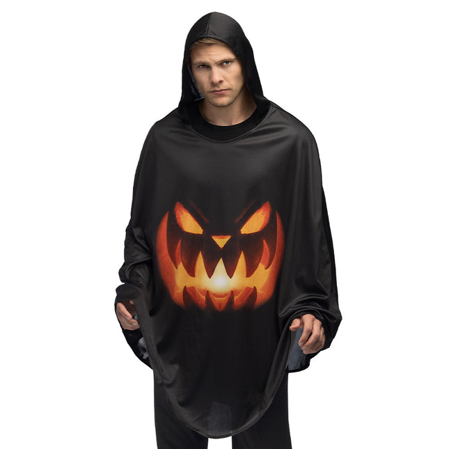 Poncho d'Halloween Citrouille