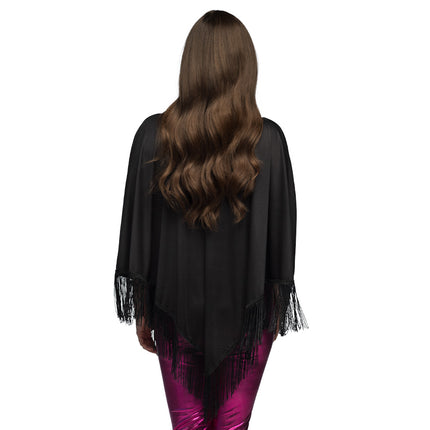 Poncho noir Jour des morts
