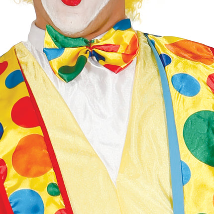 Costume de clown homme coloré