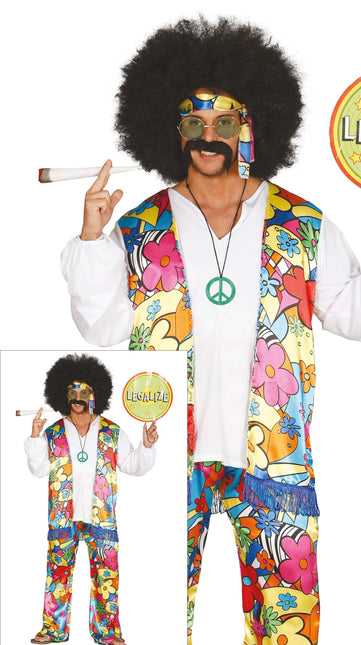 Costume hippie Paix