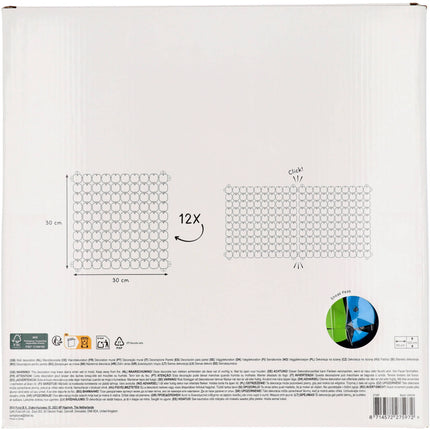 Rideau de porte coloré 30cm 12pcs