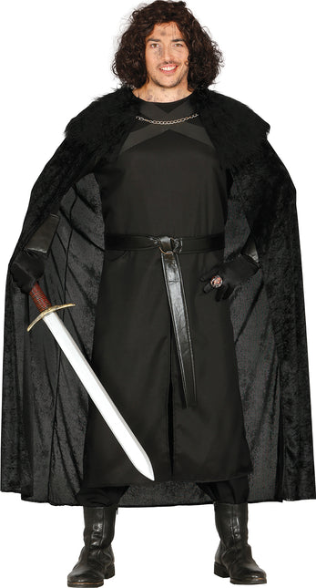 Chef de costume médiéval noir