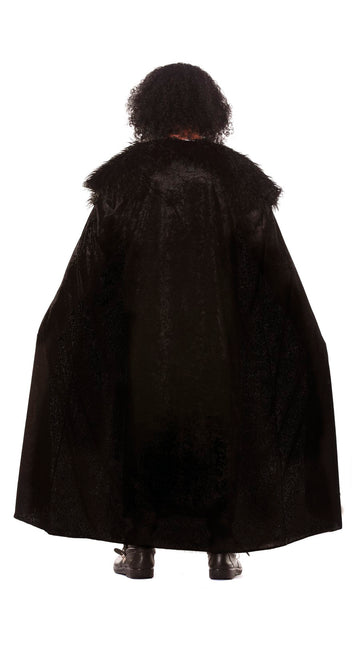 Chef de costume médiéval noir