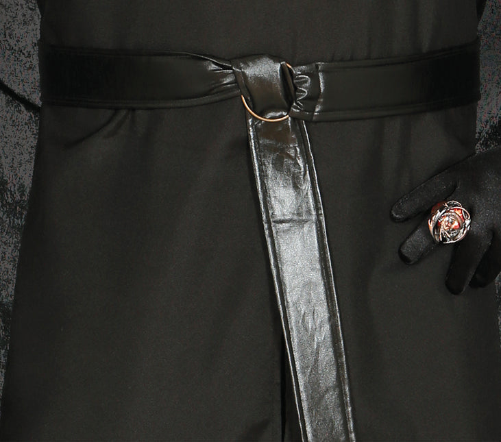 Chef de costume médiéval noir