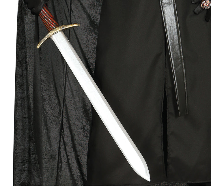 Chef de costume médiéval noir
