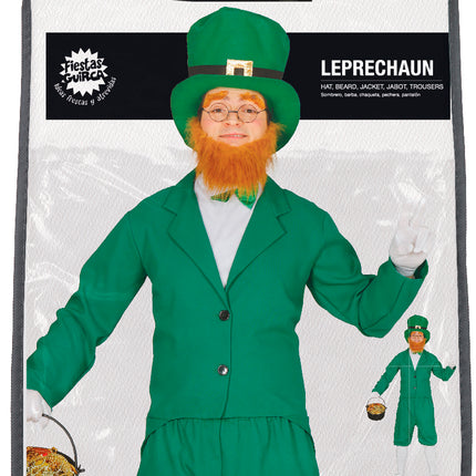Costume de la Saint-Patrick Gnome vert pour homme