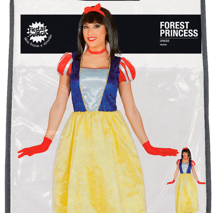 Robe Blanche-Neige Dames Paillettes