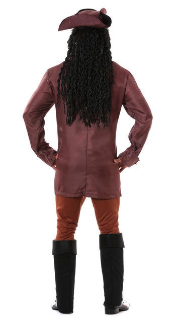 Costume de pirate marron