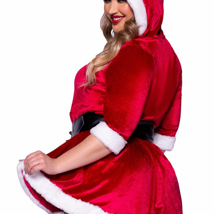 Robe de Noël Femme Rouge Ladies Leg Avenue