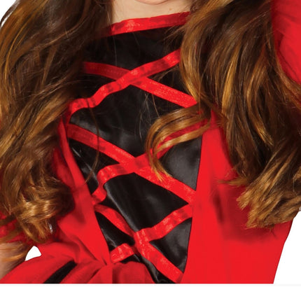 Costume d'Halloween enfant fille diabolique