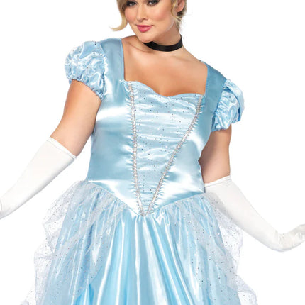 Cinderella Dress Blue Ladies Classic Leg Avenue