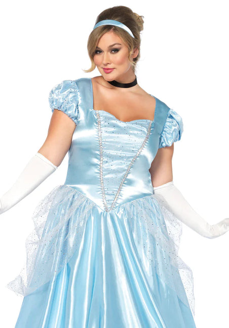 Cinderella Dress Blue Ladies Classic Leg Avenue