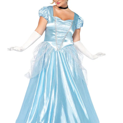 Cinderella Dress Blue Ladies Classic Leg Avenue