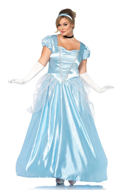 Cinderella Dress Blue Ladies Classic Leg Avenue