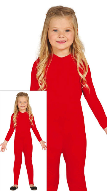 Combinaison seconde peau Enfant rouge