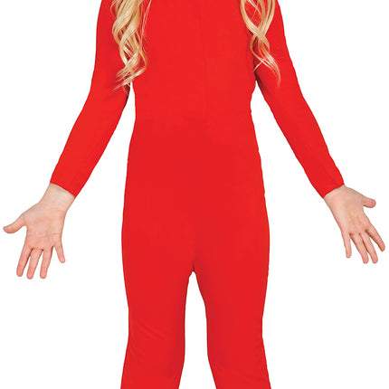 Combinaison seconde peau Enfant rouge