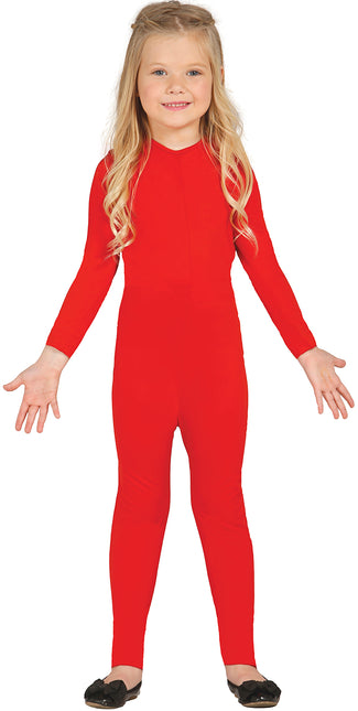 Combinaison seconde peau Enfant rouge