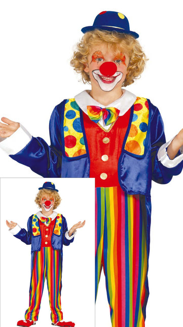 Costume de clown coloré pour enfant