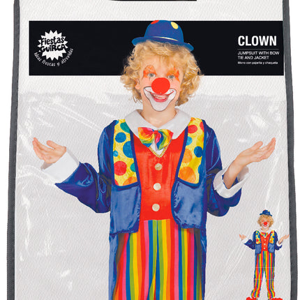 Costume de clown coloré pour enfant