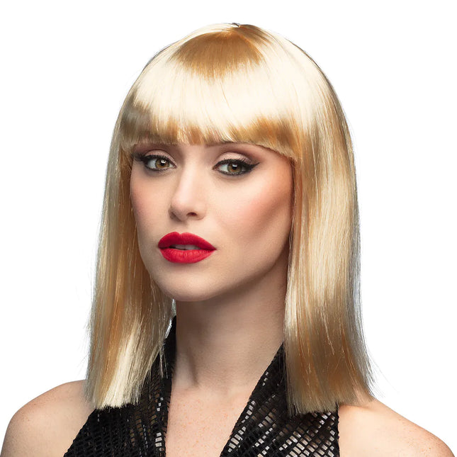 Perruque Bob Longue Blonde