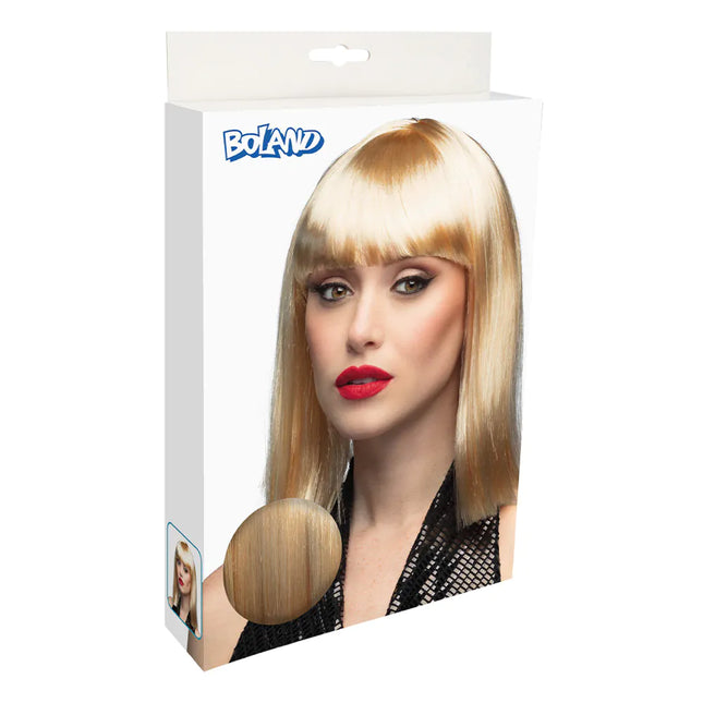 Perruque Bob Longue Blonde