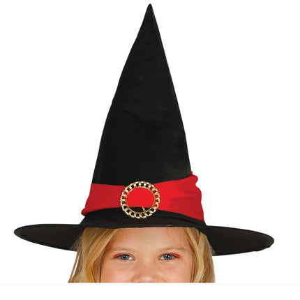 Costume d'Halloween Enfant Sorcière Rouge