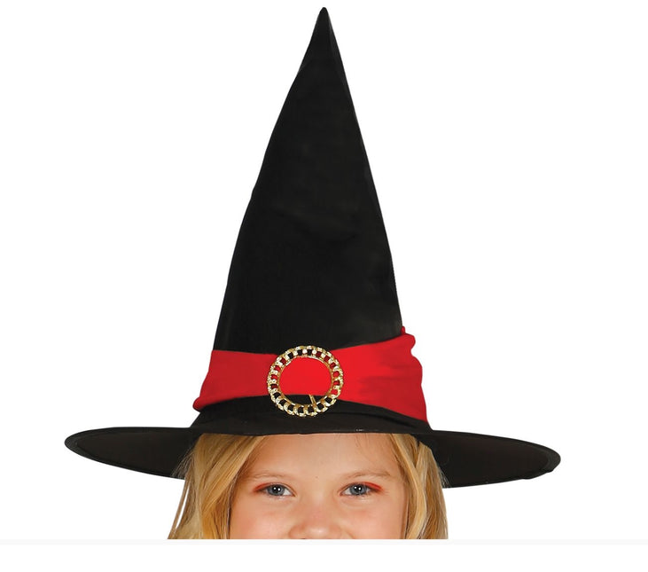Costume d'Halloween Enfant Sorcière Rouge