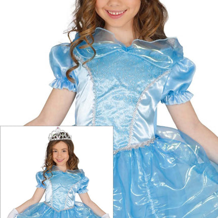Robe de princesse bleue enfant