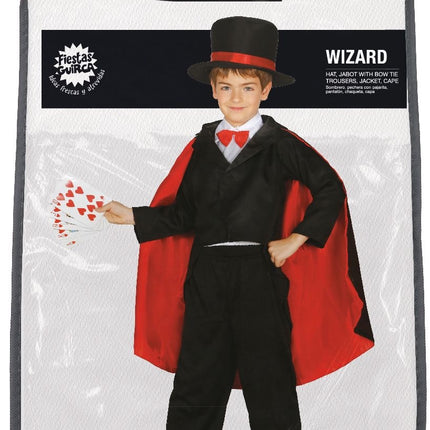 Costume de magicien enfant noir