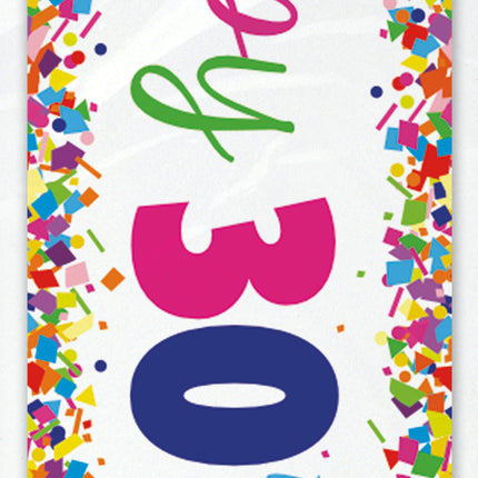 Bannière Joyeux Anniversaire 30 ans 2.74m
