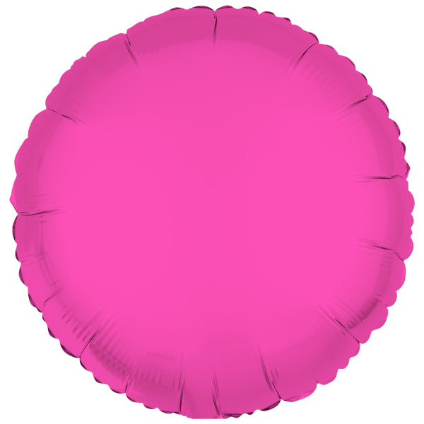 Ballon à l'hélium rose fluo vide 43cm