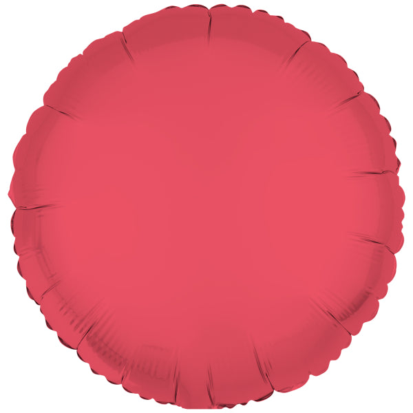 Ballon à hélium rouge néon vide 43cm