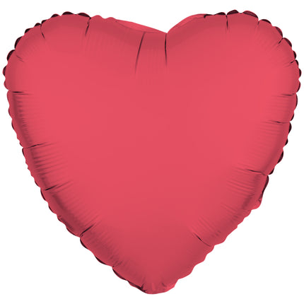 Ballon à hélium coeur rouge vide 43cm
