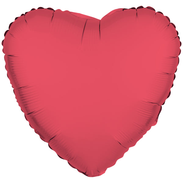 Ballon à hélium coeur rouge vide 43cm