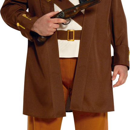 Costume de pirate marron