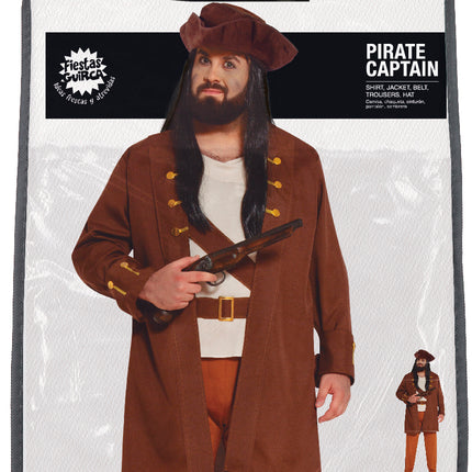 Costume de pirate marron