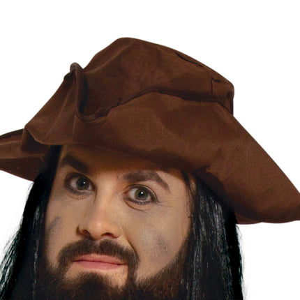 Costume de pirate marron