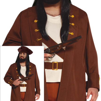 Costume de pirate marron