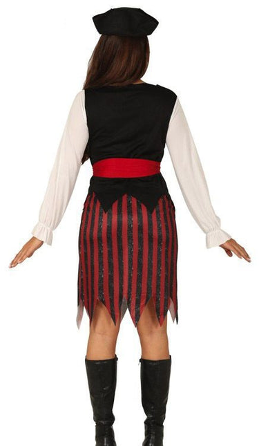 Costume de pirate 4 pièces pour femmes