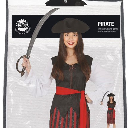 Costume de pirate 4 pièces pour femmes