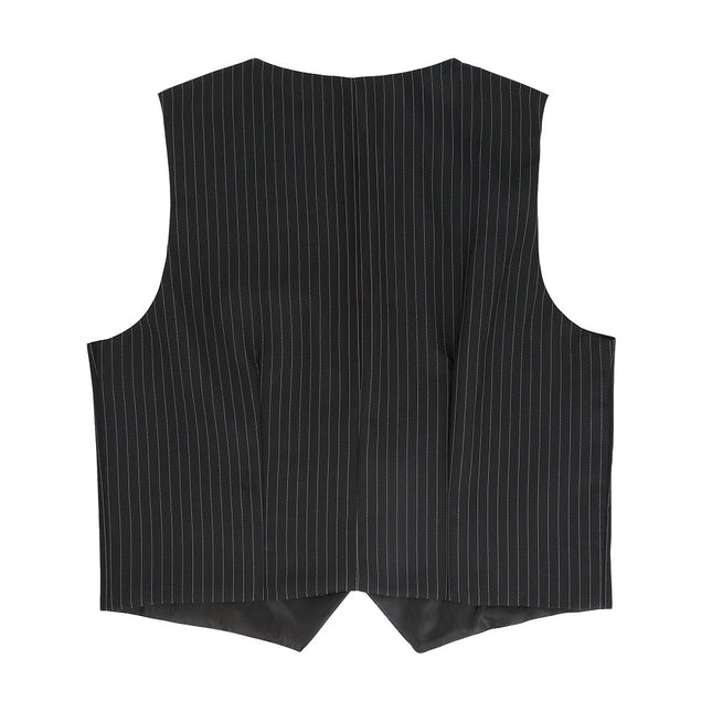 Gilet Pinstripe noir (L/XL)