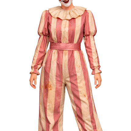 Costume d'Halloween pour femme : clown de cirque