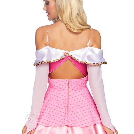 Princess Costume Pink Ladies Bodysuit Leg Avenue